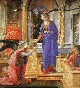 Fra Filippo Lippi Annunciation  aaa oil painting on canvas